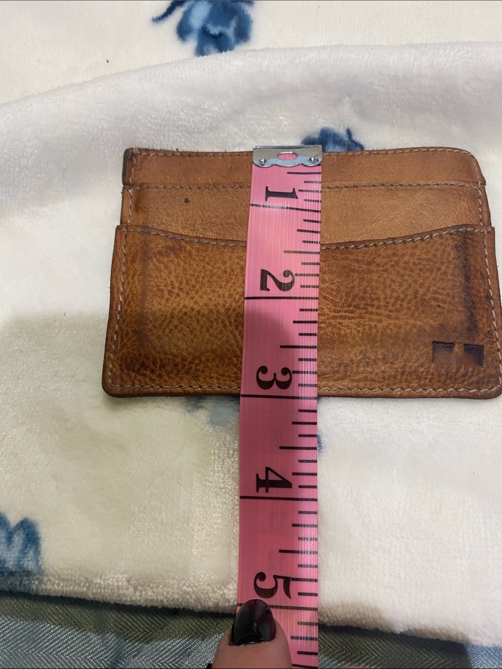 Bed Stu Tan Leather Card Holder - Minimalist Wallet - Picture 10 of 10